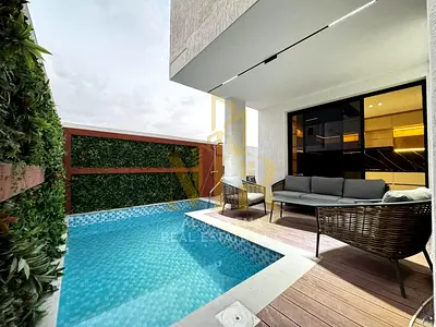 Villa with a swimming pool, price includes registration, ownership, electricity, water, and air con