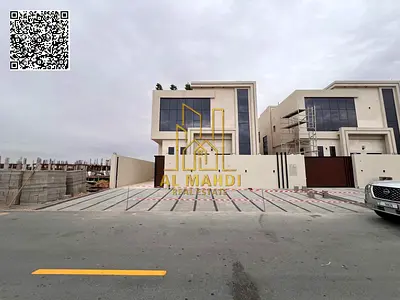 فيلا فاخرة للبيع في الحليو 2 عجمان | 5 غرف ماستر وتشطيبات سوبر ديلوكس وموقع مميز قريب من المسجد شامل الرسوم