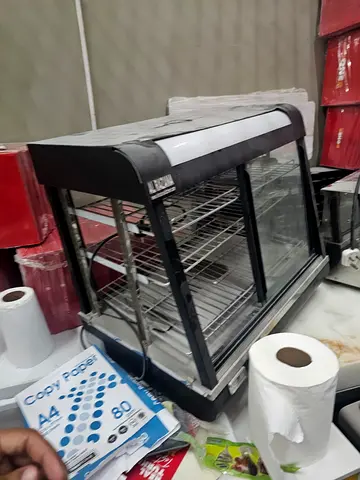 Countertop Glass Display hot berry / Food Display Case - Used