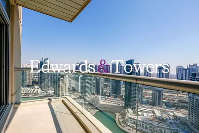 High floor with full Marina view | Avl July