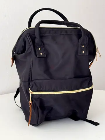 Black Everyday Backpack with Front Pocket — Great Condition