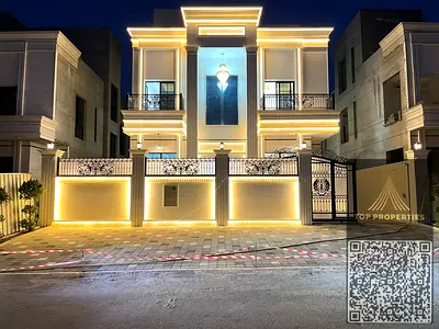 فيلا شامل رسوم التسجيل والتمليك طابقين وروف تملك حر بدون رسوم خدمات سنوية