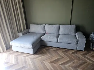 Ikea kivik L shape sofa Gray Good Condition