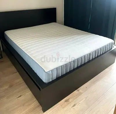 Ikea Queen size bed with mattress available in perfect condition