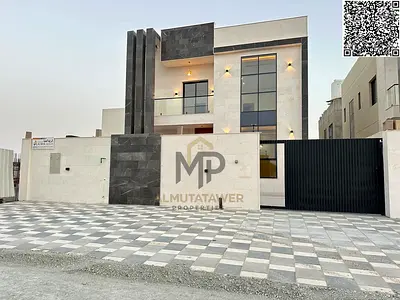 للبيع فيلا مودرن فاخرة ٤ غرف ماستر وحوش واسع في عجمان شامل رسوم التسجيل مع مسبح