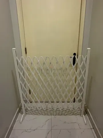 White Fence Adjustable Size