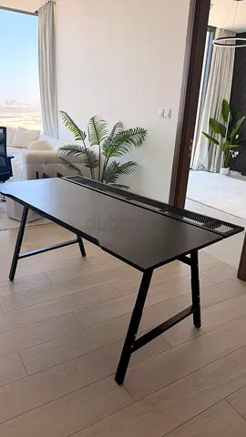 UTESPELARE Gaming desk, black, 160x80 cm