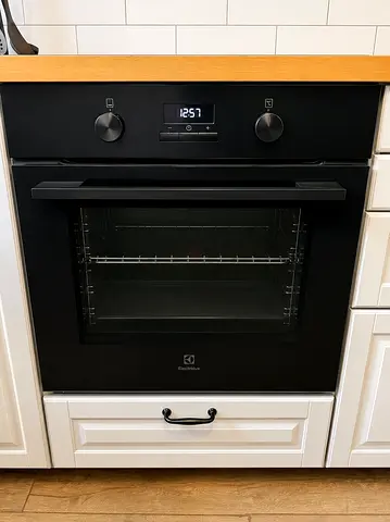 Built-in Electrolux Electric Oven - Black, Good Working Condition