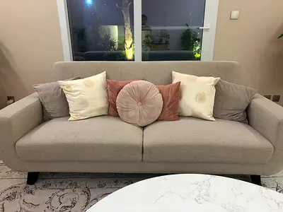 Beige Sofa