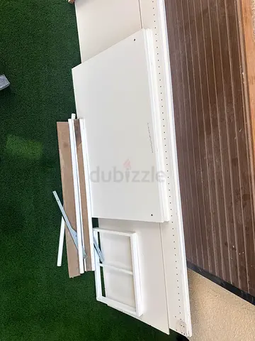 Closet Storage Hanging Rails ONLY (one panel)