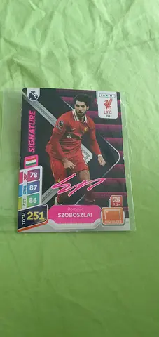 Signed Liverpool Football Trading Card (Autograph)