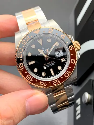 Sc Rolex GMT-Master II Root Beer.