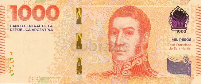 ARGENTINA 1000 PESOS BANKNOTE 2023