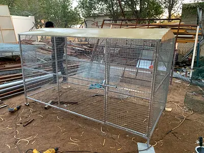 New Large Outdoor Metal Aviary / DogCage - Good Condition