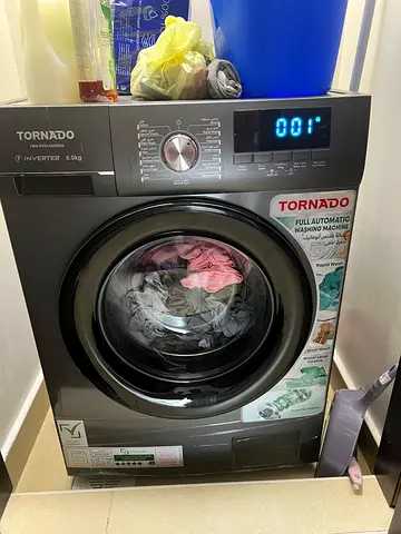 Tornado front-load washing machine - 8kg, inverter