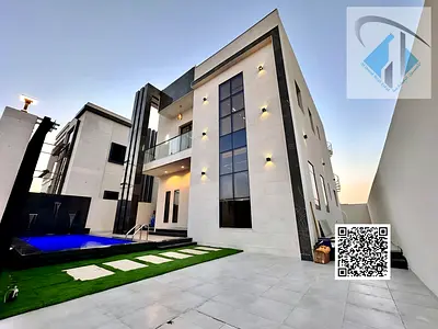 فيلا جديدة مع مسبح تشطيب سوبر ديلوكس بسعر مميز شامل رسوم التسجيل والتمليك وباقساط ميسرة