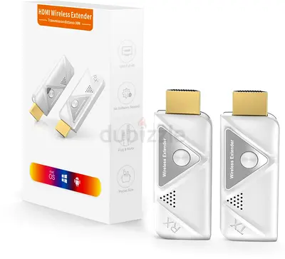 Wireless HDMI Transmitter and Receiver for Streaming Video and Audio From Laptop/PC/TV/Mobile
