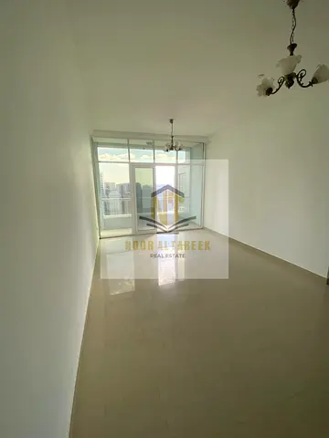 Apartment for rent in Al Taawun, master room, hall, two bathrooms, balcony, gym and swimming pool