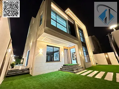فيلا جديدة جاهزة للسكن 3 طوابق مع مسبح شامل رسوم التسجيل والتمليك والكهرباء والمياه وباقساط ميسرة لمدة تصل 25 سنة