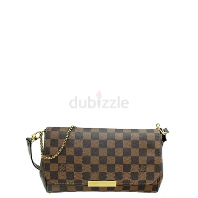 Authentic Louis Vuitton Ebene Favorite MM Bag