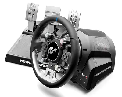 Thrustmaster T-GT II Racing Wheel and Pedals (Force Feedback) - Good Condition