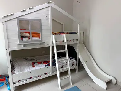 Kids Bunk Bed with Slide