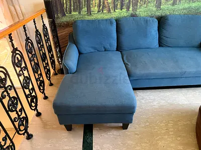 3-Seater Reversible Corner Sofa with Pullout Sofa Bed