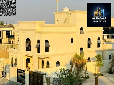 فيلا فاخرة للبيع طابقين و روف و ملحق خارجى مساحة الارض 5200 قدم بسعر قابل لتفاوض