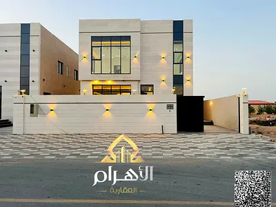 Luxury villa for sale in Al Helio 2 – Ajman | 4 master bedrooms – Majlis and living room – Private
