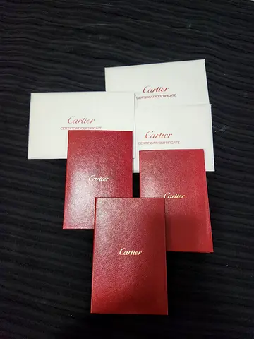 Cartier Certificate Holders (empty)