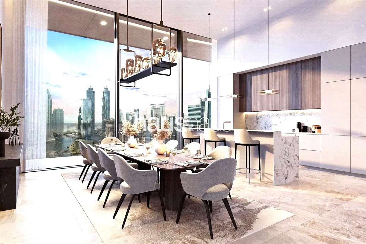 4BR +Maid | High Floor | Canal + Burj Khalifa View