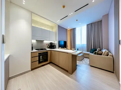 Luxury 1BR Apartment | High Floor | Balcony | Private Pool