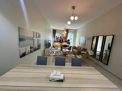 Furnished 2BR Apartment in Al Khan with Luxury Furniture, Free AC & Parking – AED 75,000