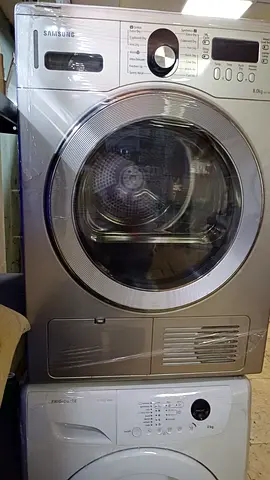 Samsung Silver Front-Load Dryer (8 kg) - Good Condition