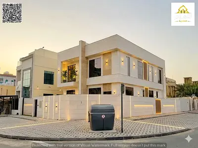 For sale: High-end villa, fully finished, electricity and water included, close to services and a m
