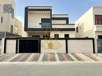 Luxury villa for sale in Al Yasmin. Elegant design featuring 4 spacious bedrooms and ultra-luxurious finishes in a strategic location in Ajman