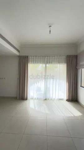 Full-length beige curtains with white sheer panels - set of window drapes