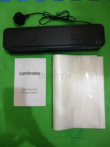 A3 Laminator Machine with Pouches and Manual - Good Condition