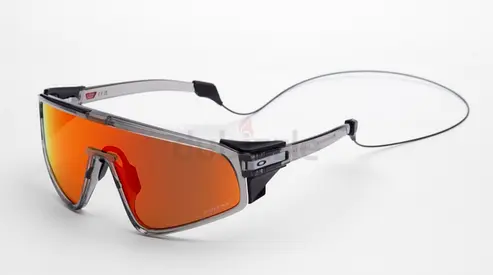 Oakley ® Latch Panel Grey Ink w/ Prizm Ruby Iridium Lens Sports Sunglass
