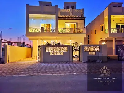 Luxury villa for sale in Al Helio Ajman with elegant finishing spacious layout modern design and pr