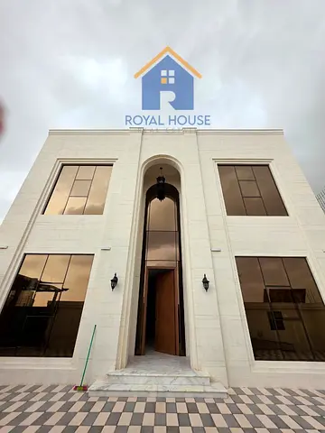 Modern Architectural Masterpiece for Sale in Al Hoshi – Premium Stone-Clad Villa