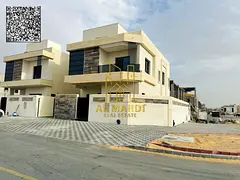 Corner villa for sale, registration fees included, 3 floors