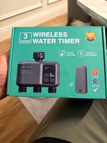 Wireless 3-Outlet Water Timer (Brand New, Sealed Box)
