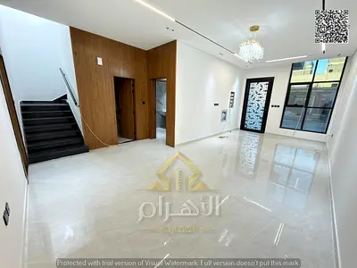 With a down payment of less than 10% | Own a luxury villa in Al Helio 2, Ajman | 5 master bedrooms G+2 at a bargain price, immediate handover