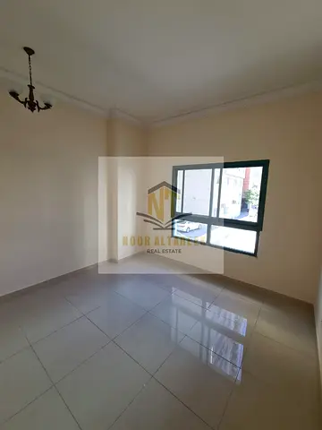 Al Qasimiya Al Mahatta apartment has two rooms, a hall, two bathrooms, and a balcony, without administrative fees