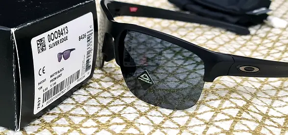 Original Oakley Sliver Matte Black w/ Prizm Black Iridium Lens