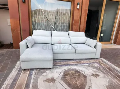 Brand new Ikea Eskilstuna L shape sofa bed with storage