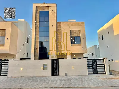 Villa for sale, including registration and ownership fees, on the main street, ready to move in, in one of Ajman's most prestigious areas. Freehold