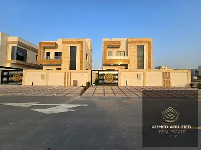 Special offer luxury villa for sale in Al Helio 2 Ajman 4 master bedrooms roof maid room 3500 sqft