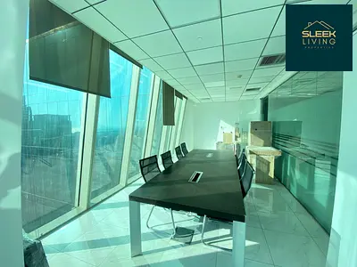 Ready Partition's | Fully Fitted & Furnished | High-Floor Office with Balcony